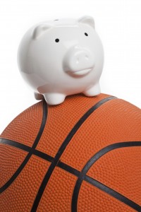Piggy Bank on a Basketball